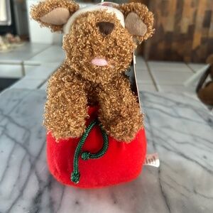 STUFFED BEAR  HOLDER FOR GIFT CARD